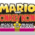 mario and donkey kong minis on the move