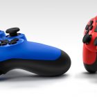 playstation 4 dualshock 4 red blue cover