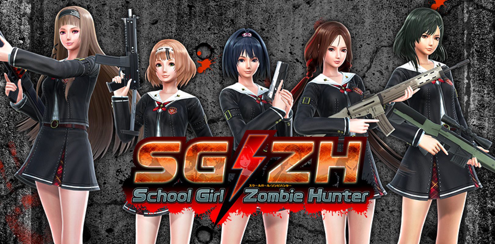 school girl zombie hunter keycard