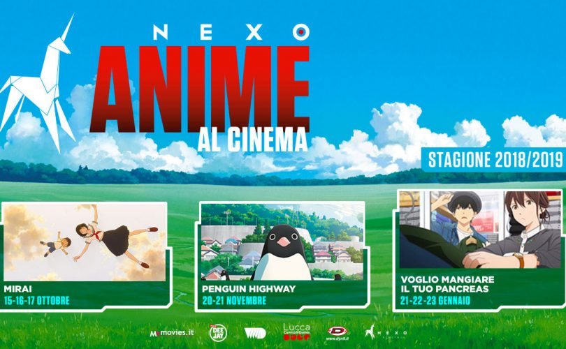 Nexo ANIME Stagione 7: MIRAI; Penguin Highway e Voglio mangiare il tuo Pancreas