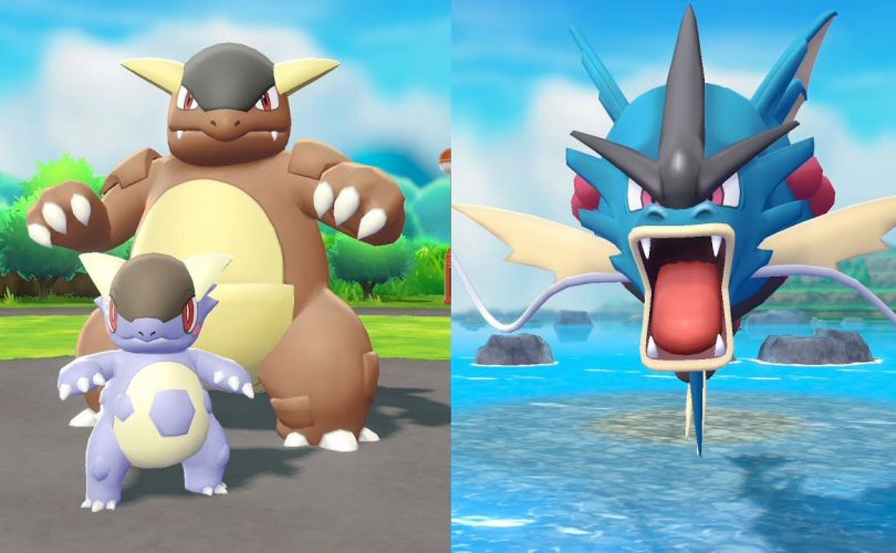 Pokemon: Let’s Go, Pikachu & Eevee - Mega Kangaskhan e Mega Gyarados