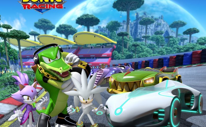 Team Sonic Racing accoglie Vector the Crocodile, Blaze the Cat e Silver the Hedgehog