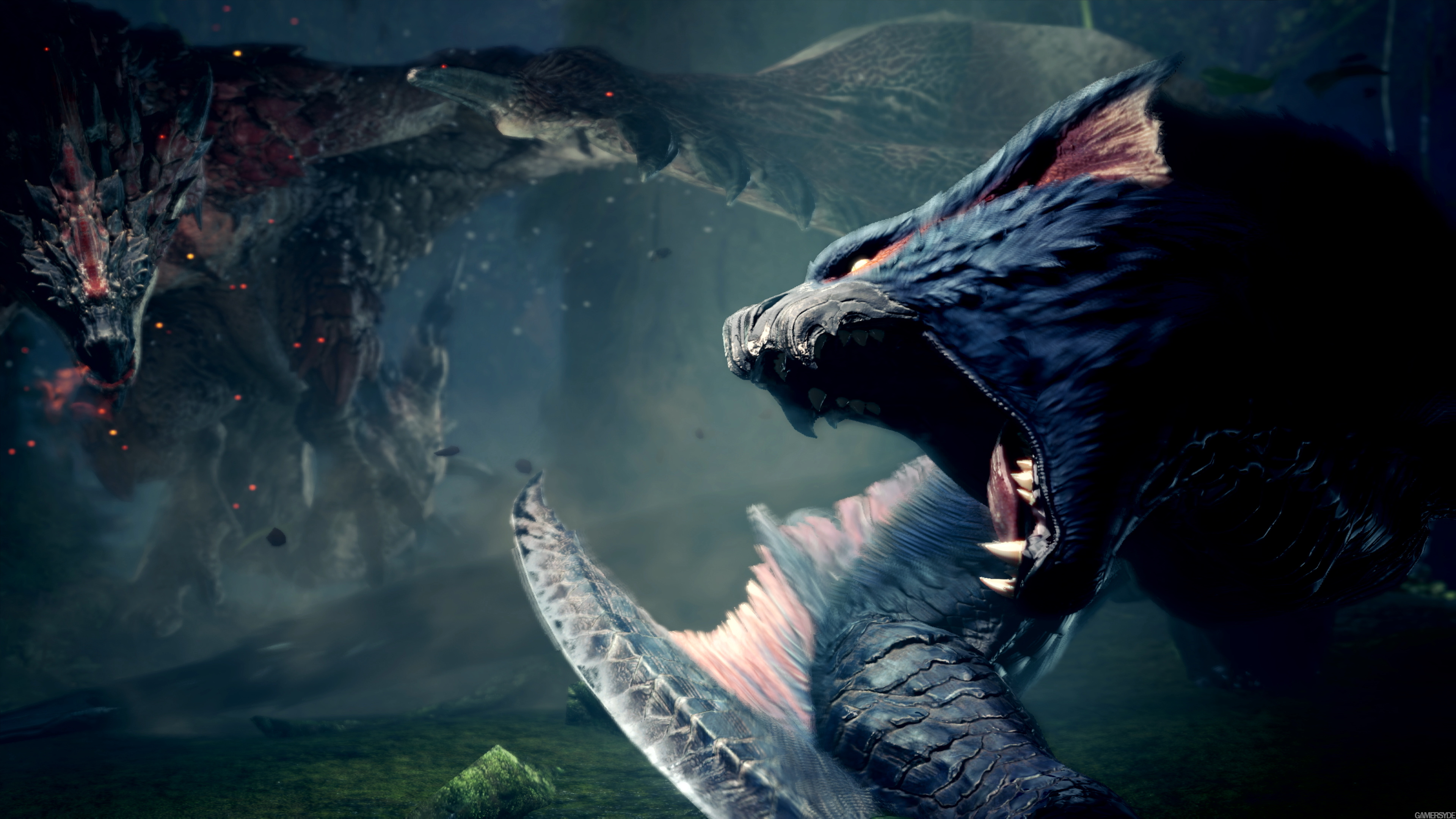 MONSTER HUNTER WORLD ICEBORNE Trailer Per Il Nargacuga   Monster Hunter World Nargacuga 01 