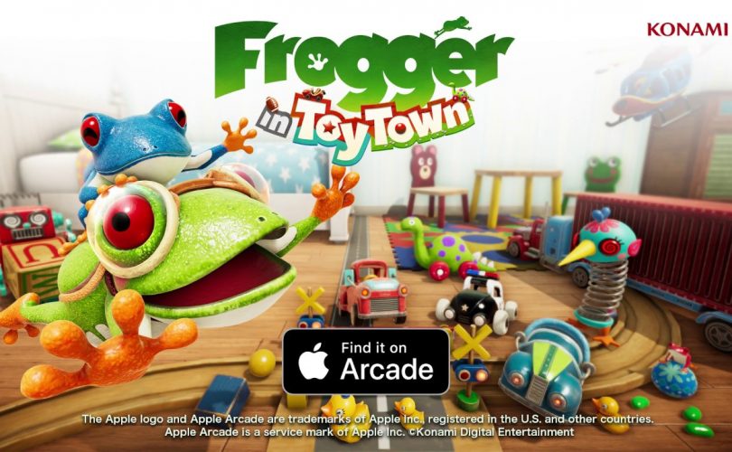 Frogger in Toy Town disponibile su Apple Arcade