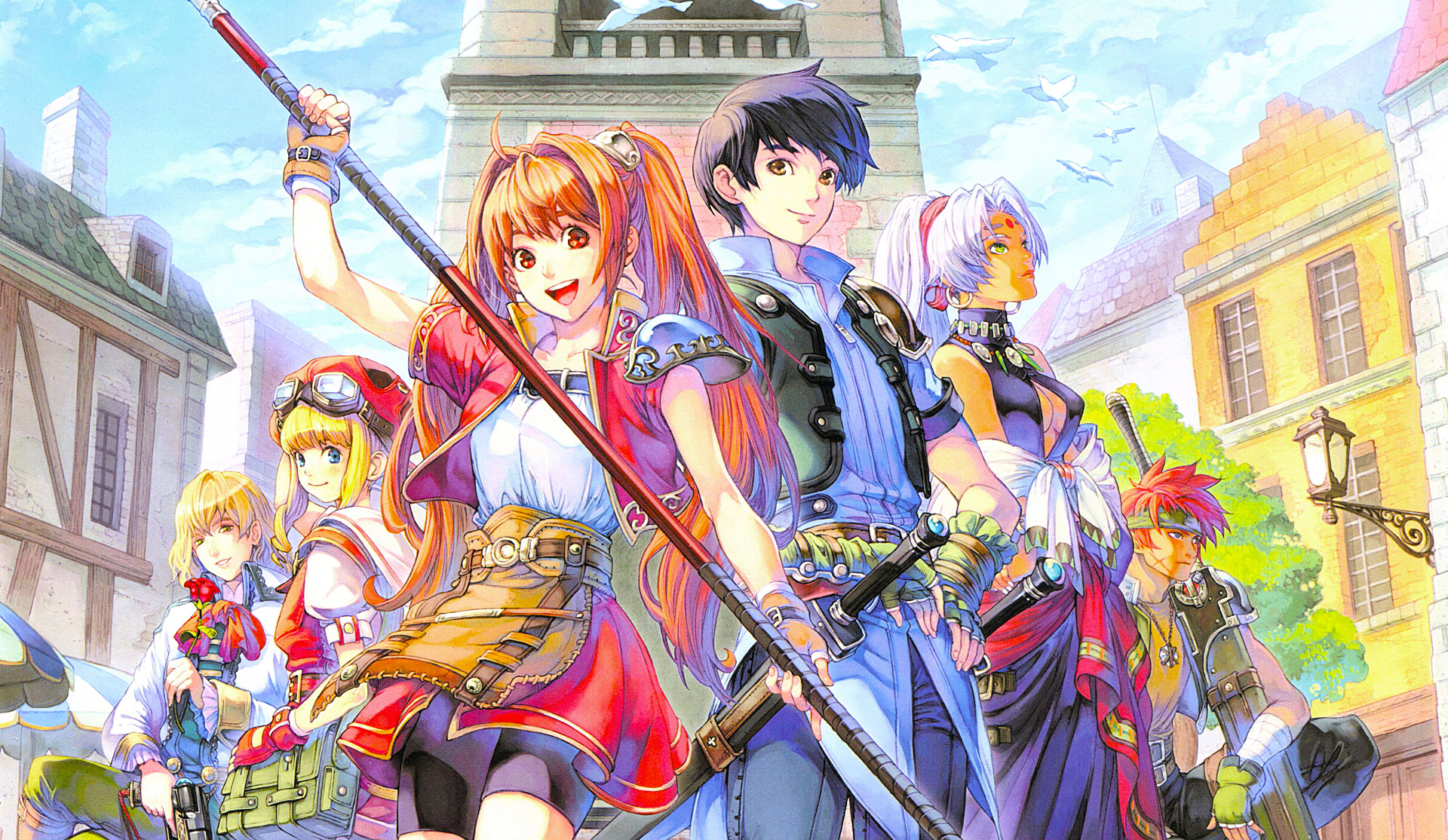 Trails in the sky. The Legend of Heroes аниме. The Legend of Heroes: Trails in the Sky. Legend of Heroes Trails of the Sky.