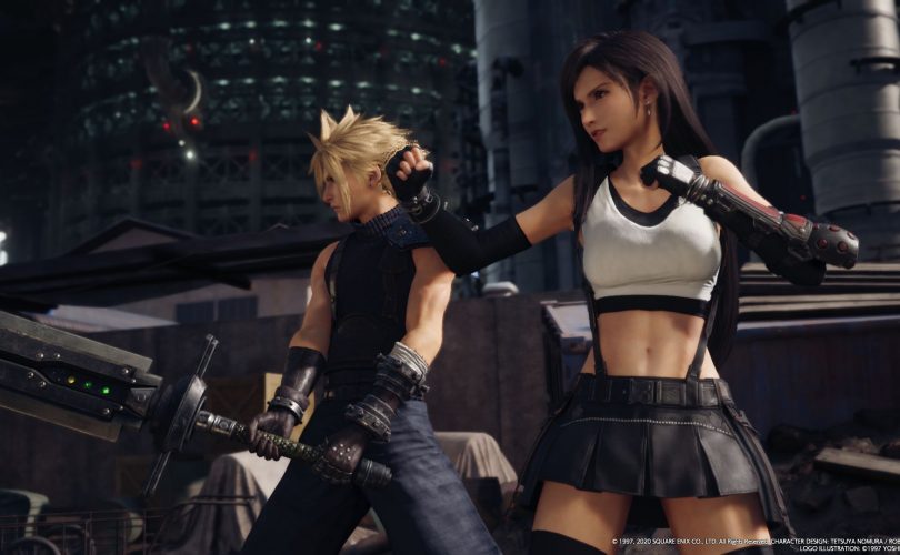 Cloud e Tifa si preparano al combattimento