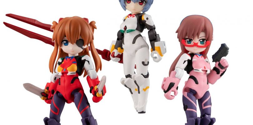 EVANGELION: ecco le Desktop Army di Asuka, Rei e Mari