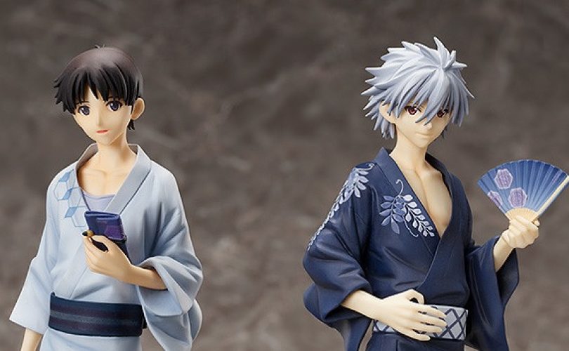 EVANGELION: Good Smile Company mostra le nuove figure di Shinji e Kaworu in Yukata