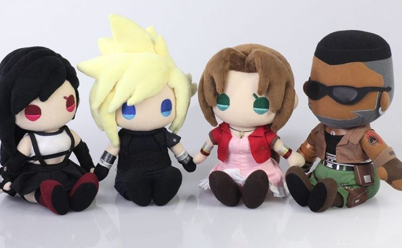 FINAL FANTASY VII REMAKE: in arrivo i plush di Cloud, Tifa, Aerith e Barret