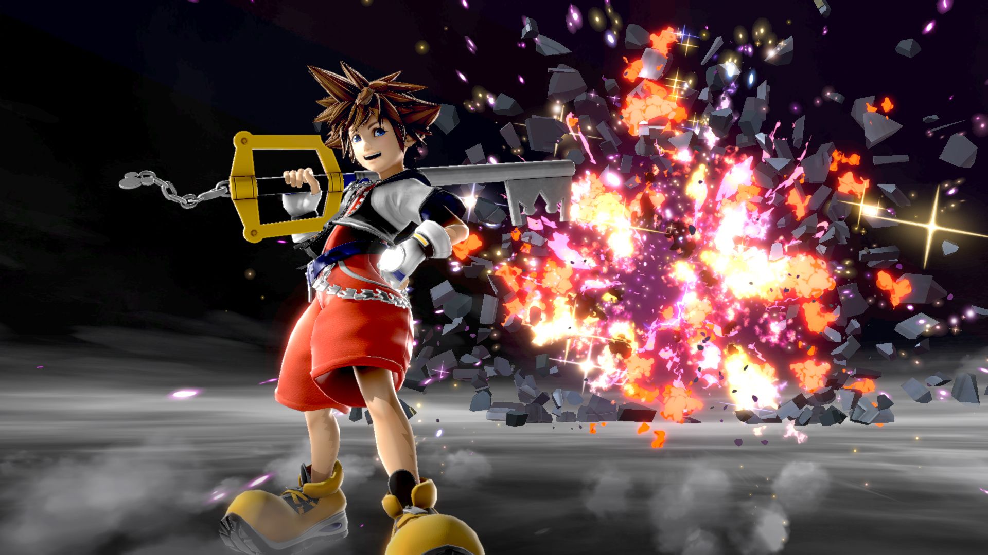 Super Smash Bros Sora amiibo Nintendo Factory Kingdom Hearts in