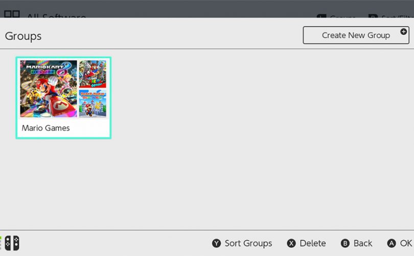 Nintendo Switch gruppi