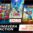 Nintendo Switch: tanti giochi in sconto grazie ai Saldi Primavera Action