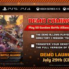 SD GUNDAM BATTLE ALLIANCE: la demo arriverà in Europa fra pochi giorni