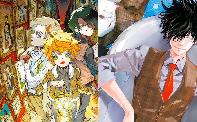 The Promised Neverland Art Book World e Il mistero di Ron Kamonohashi in arrivo domani