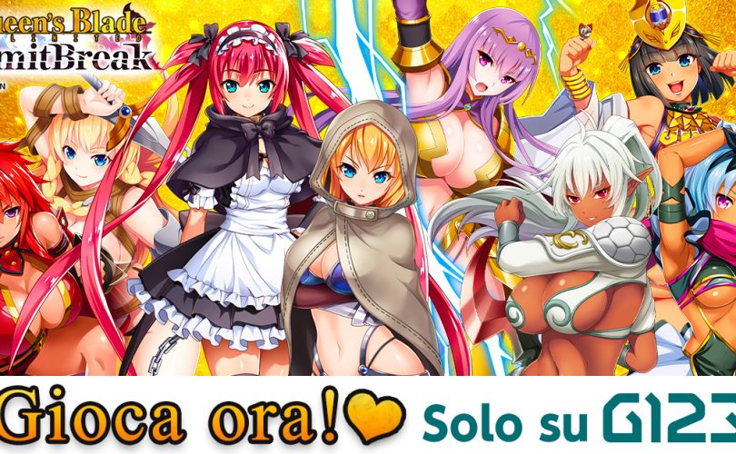 Queen’s Blade Limit Break disponibile su G123 in italiano