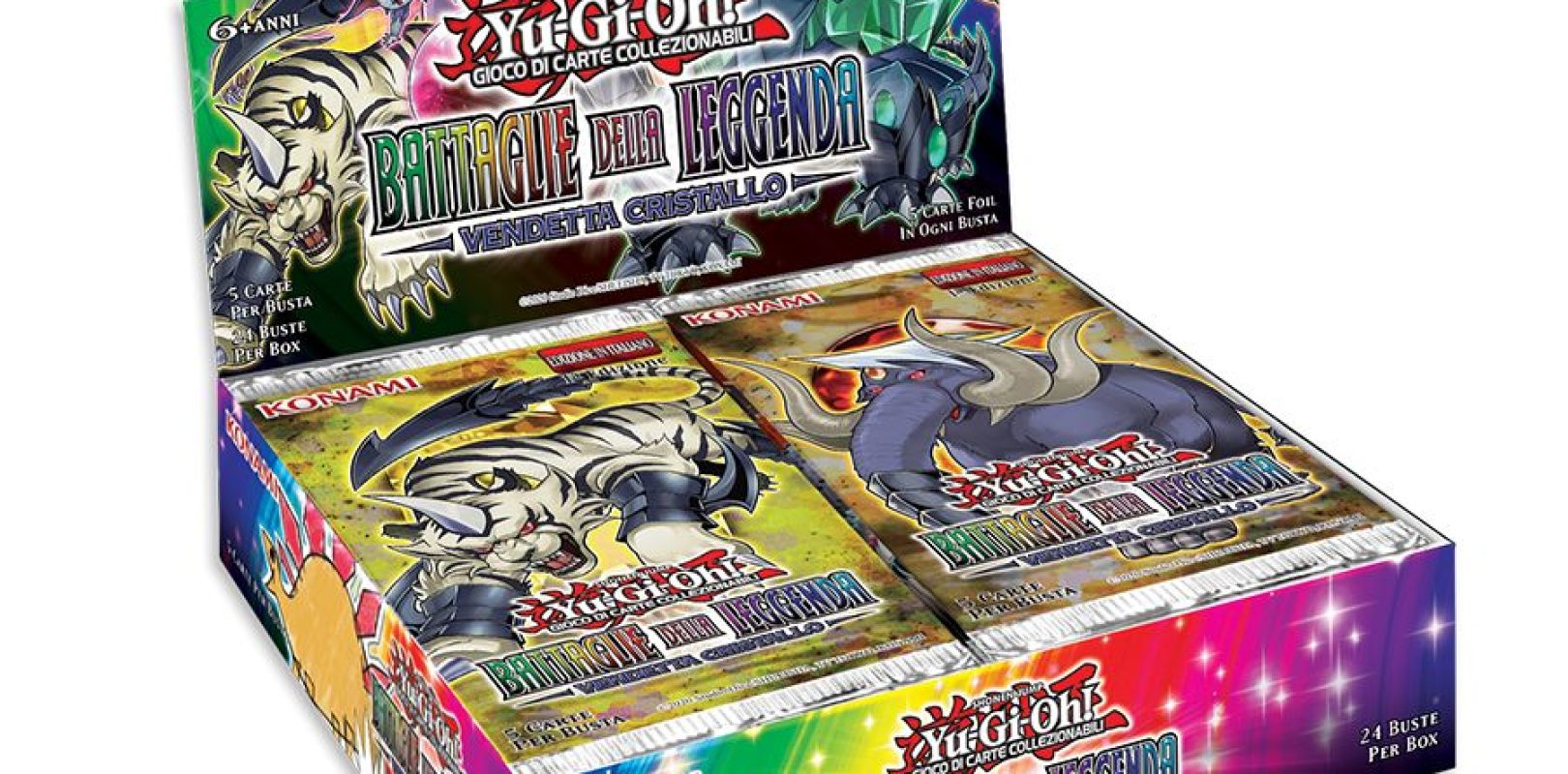 Yu-Gi-Oh! GCC: disponibile il booster set Battaglie Della Leggenda:  Vendetta Cristallo