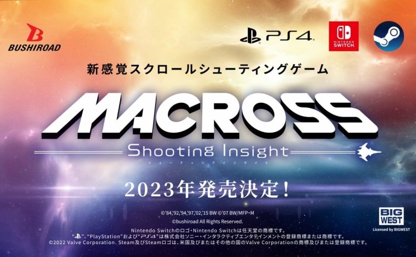 MACROSS Shooting Insight annunciato per PS4, Switch e PC