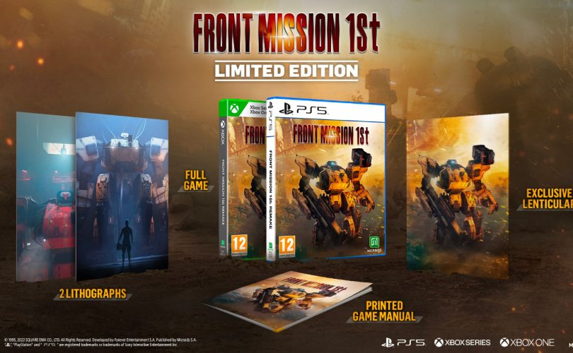 FRONT MISSION 1St Remake Limited Edition in arrivo su PlayStation 5 e Xbox Series X