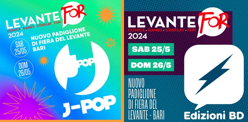 J-POP Manga sarà presnente al Levante For 2024