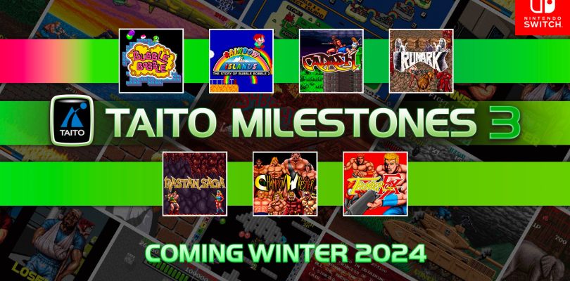 TAITO Milestones 3: svelate le finestre di lancio e i primi titoli inclusi