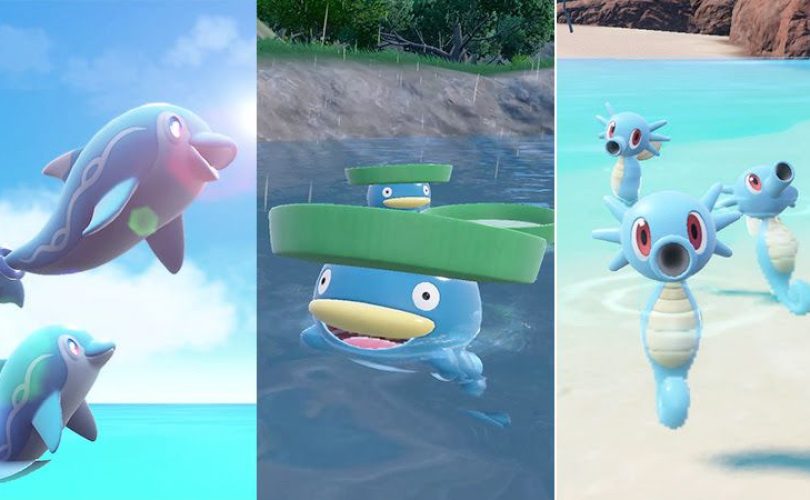 Pokémon Scarlatto e Violetto: comparse massicce per tre Pokémon di tipo Acqua