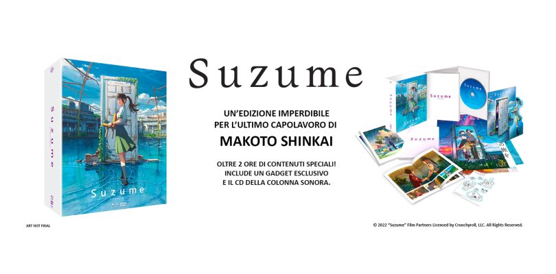 SUZUME: annunciata l’edizione home video da collezione