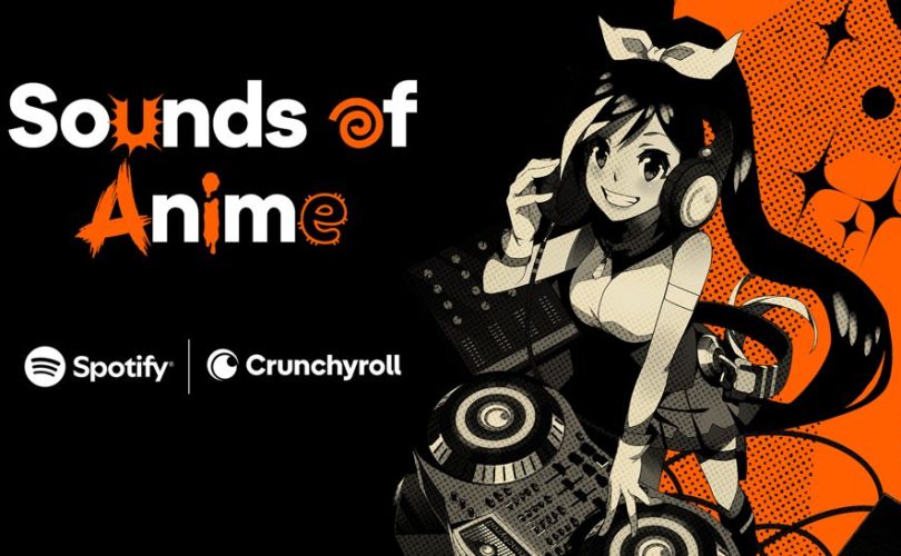 CRUNCHYROLL sbarca su Spotify con le playlist a tema anime