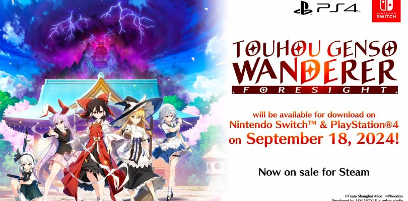 Touhou Genso Wanderer: FORESIGHT arriva su PS4 e Nintendo Switch