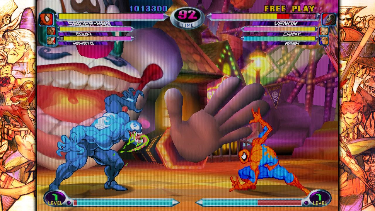 Venom vs. Spider-Man in MARVEL vs. CAPCOM 2