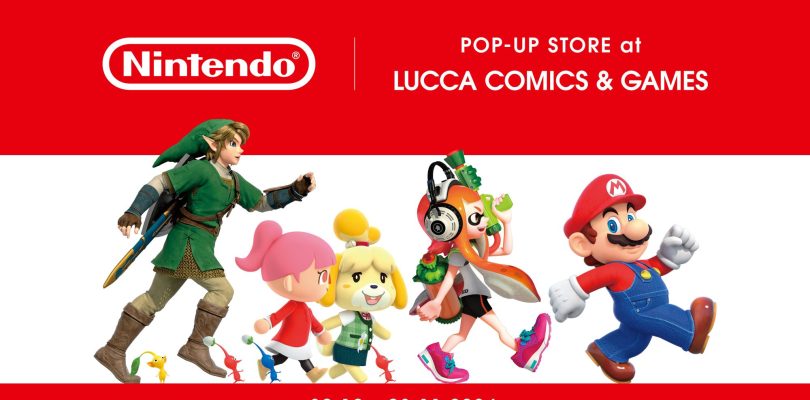 Nintendo aprirà un pop-up store per il Lucca Comics & Games 2024