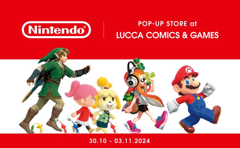 Nintendo aprirà un pop-up store per il Lucca Comics & Games 2024