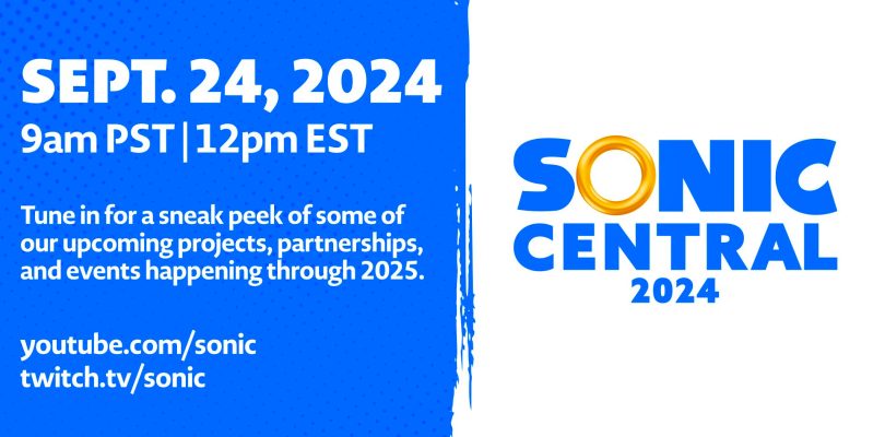 Sonic Central 2024 verrà trasmesso oggi