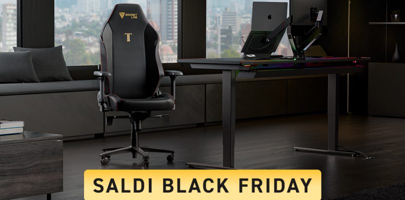 Secretlab Black Fiday: fino a 100 euro di sconto su sedia da gaming TITAN Evo