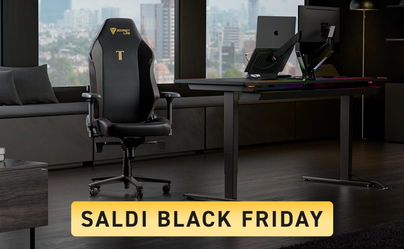 Secretlab Black Fiday: fino a 100 euro di sconto su sedia da gaming TITAN Evo