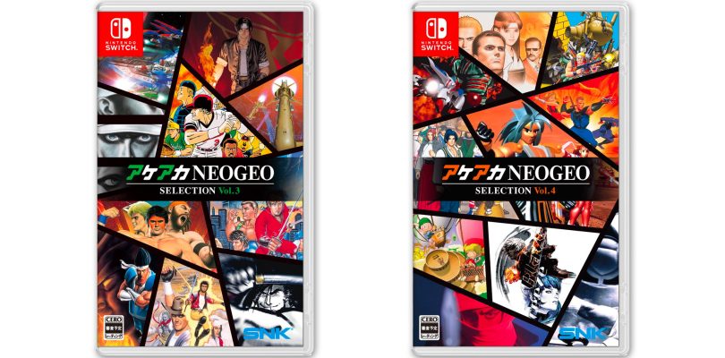 ACA NEOGEO Selection Vol. 3 e 4 annunciati per Nintendo Switch