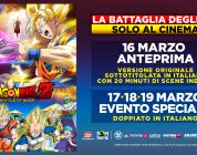 DRAGON BALL Z - LA BATTAGLIA DEGLI DEI torna al cinema in versione estesa